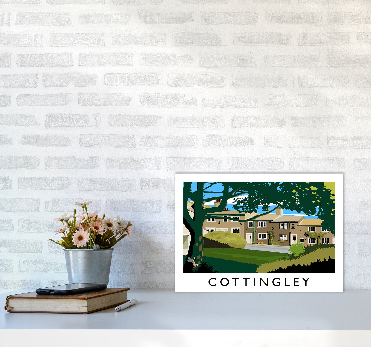 Cottingley Reise Kunstdruck