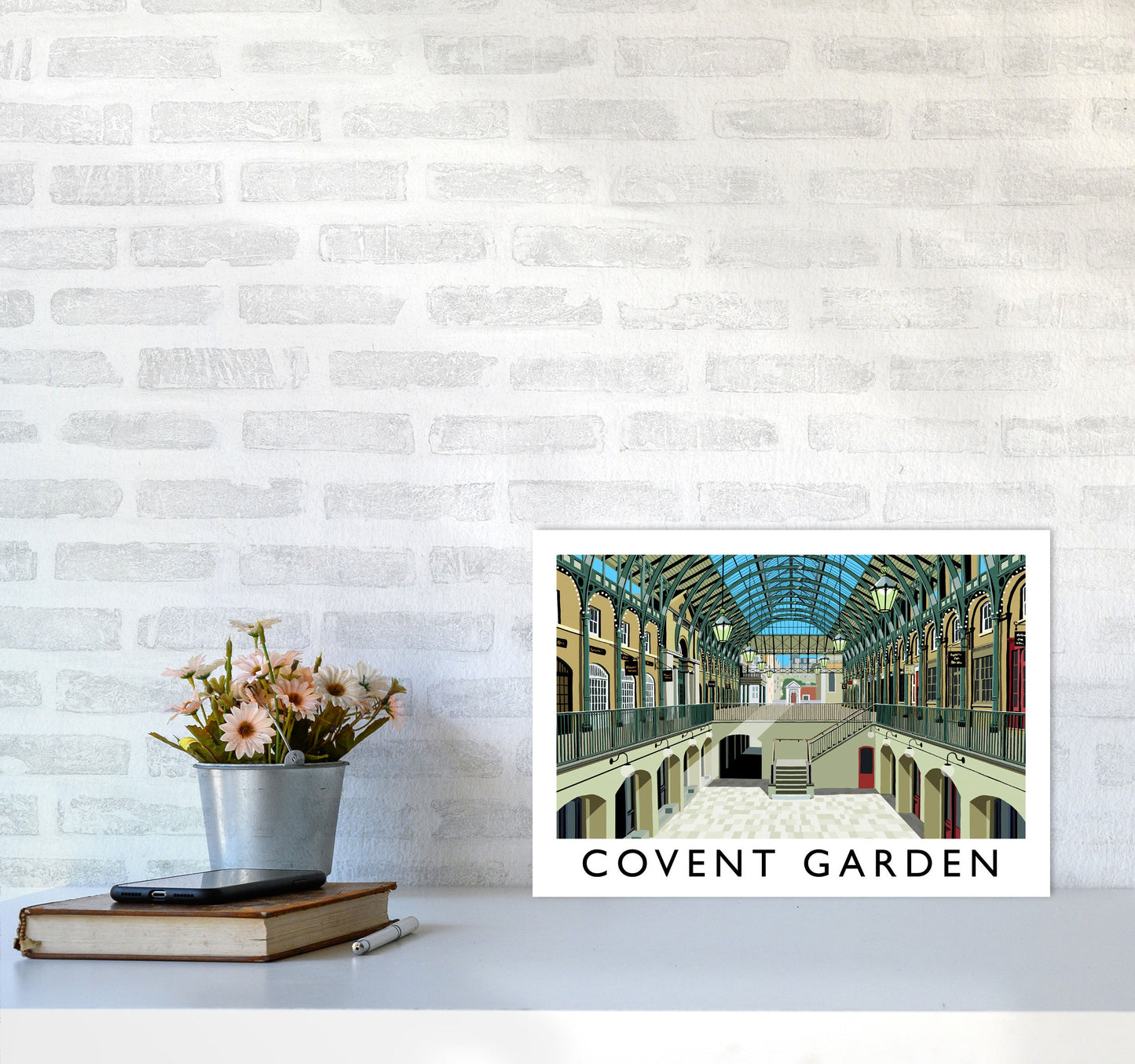 Covent Garden London Vintage Reise Kunst Poster