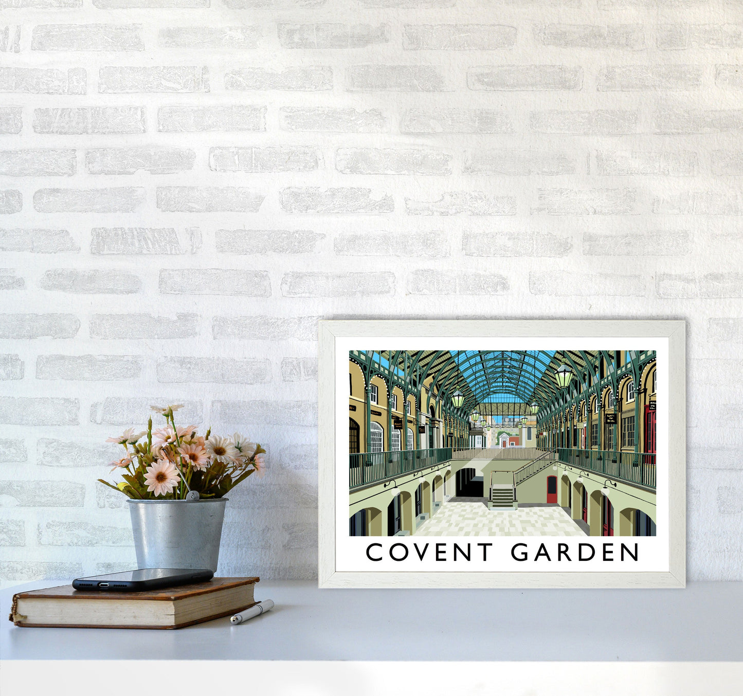 Covent Garden London Vintage Reise Kunst Poster