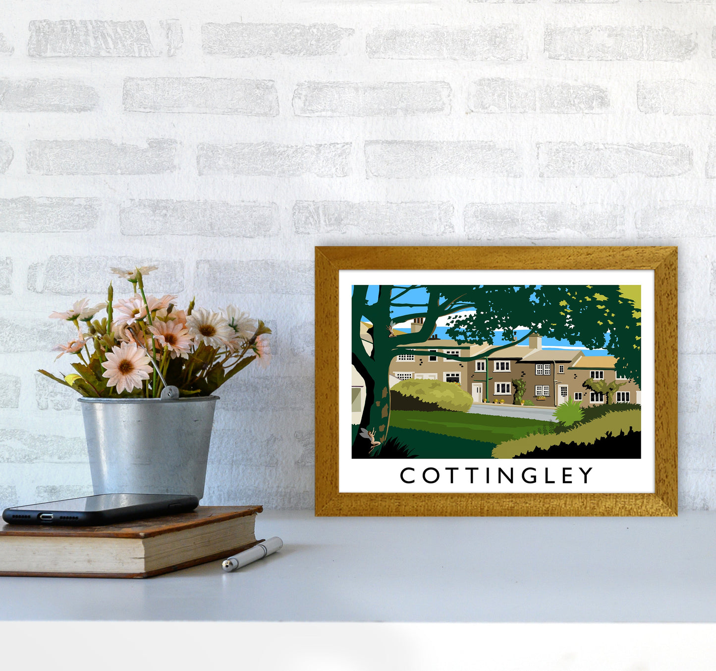 Cottingley Reise Kunstdruck