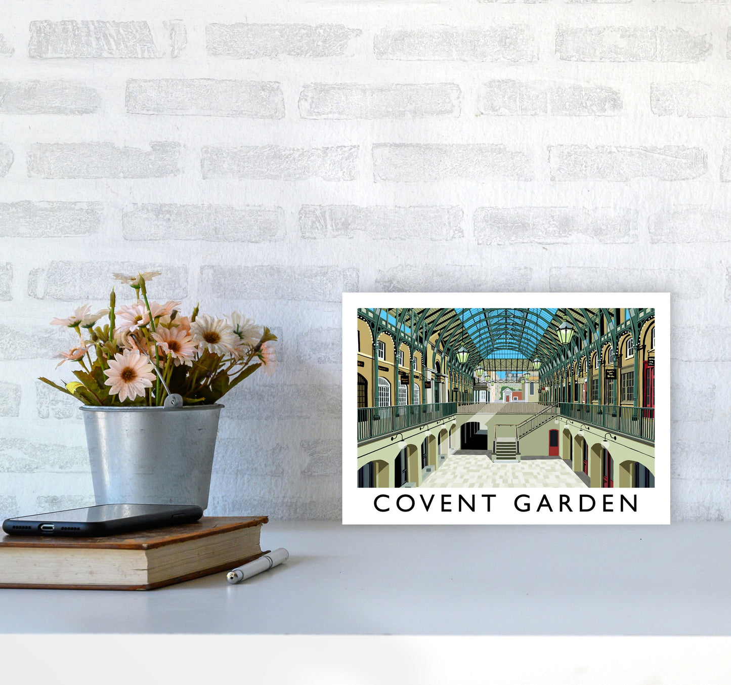 Covent Garden London Vintage Reise Kunst Poster