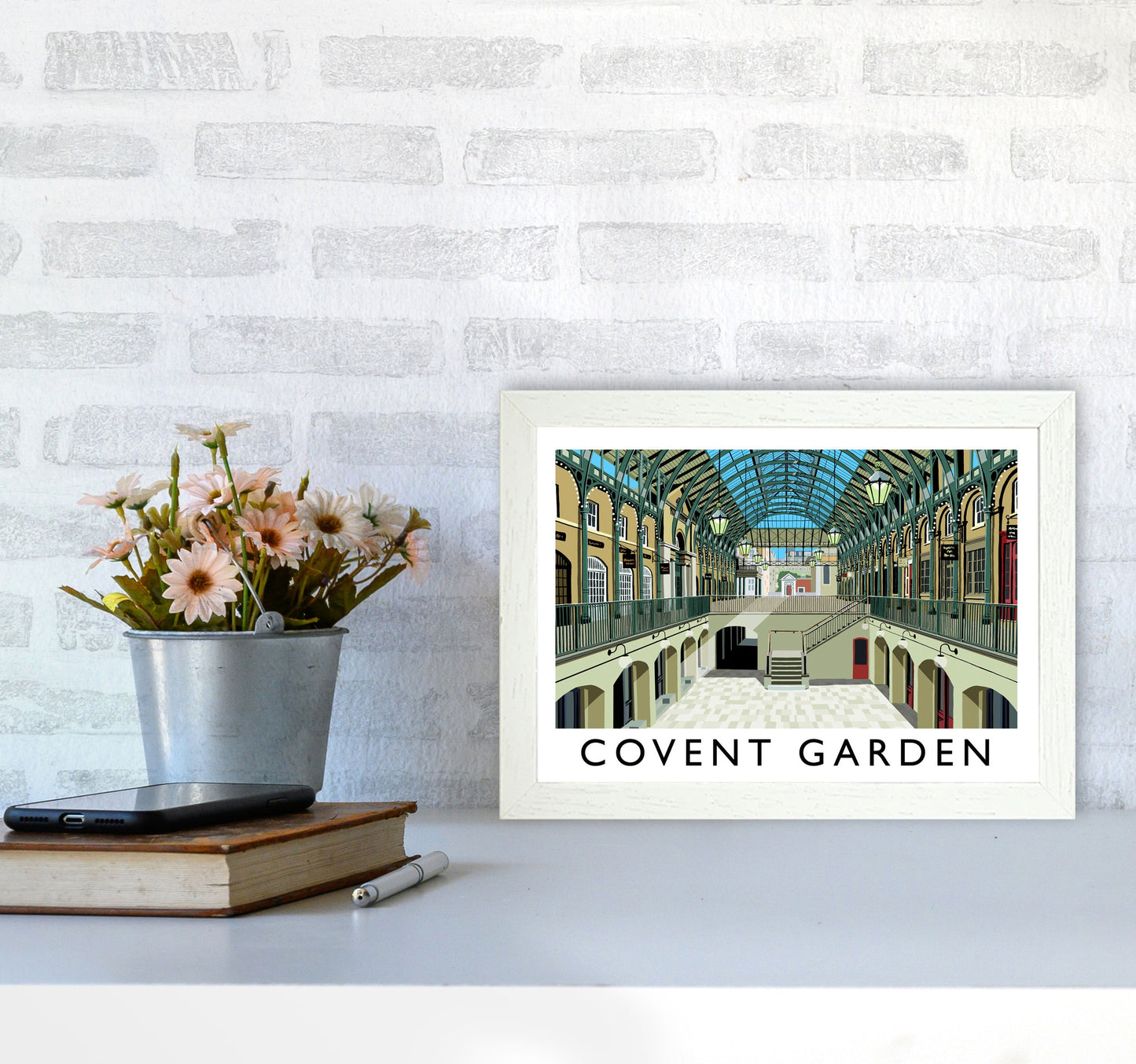 Covent Garden London Vintage Reise Kunst Poster