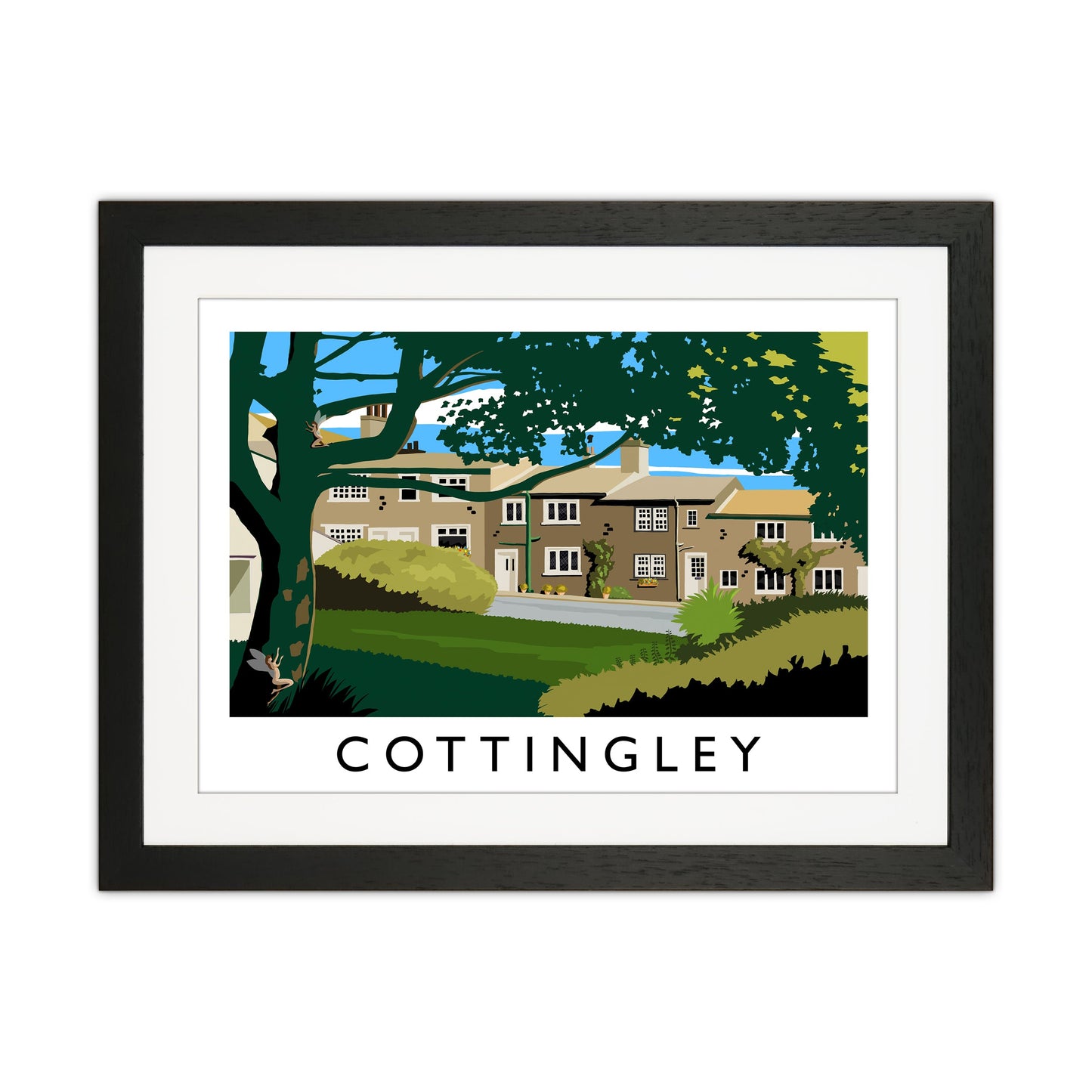 Cottingley Reise Kunstdruck