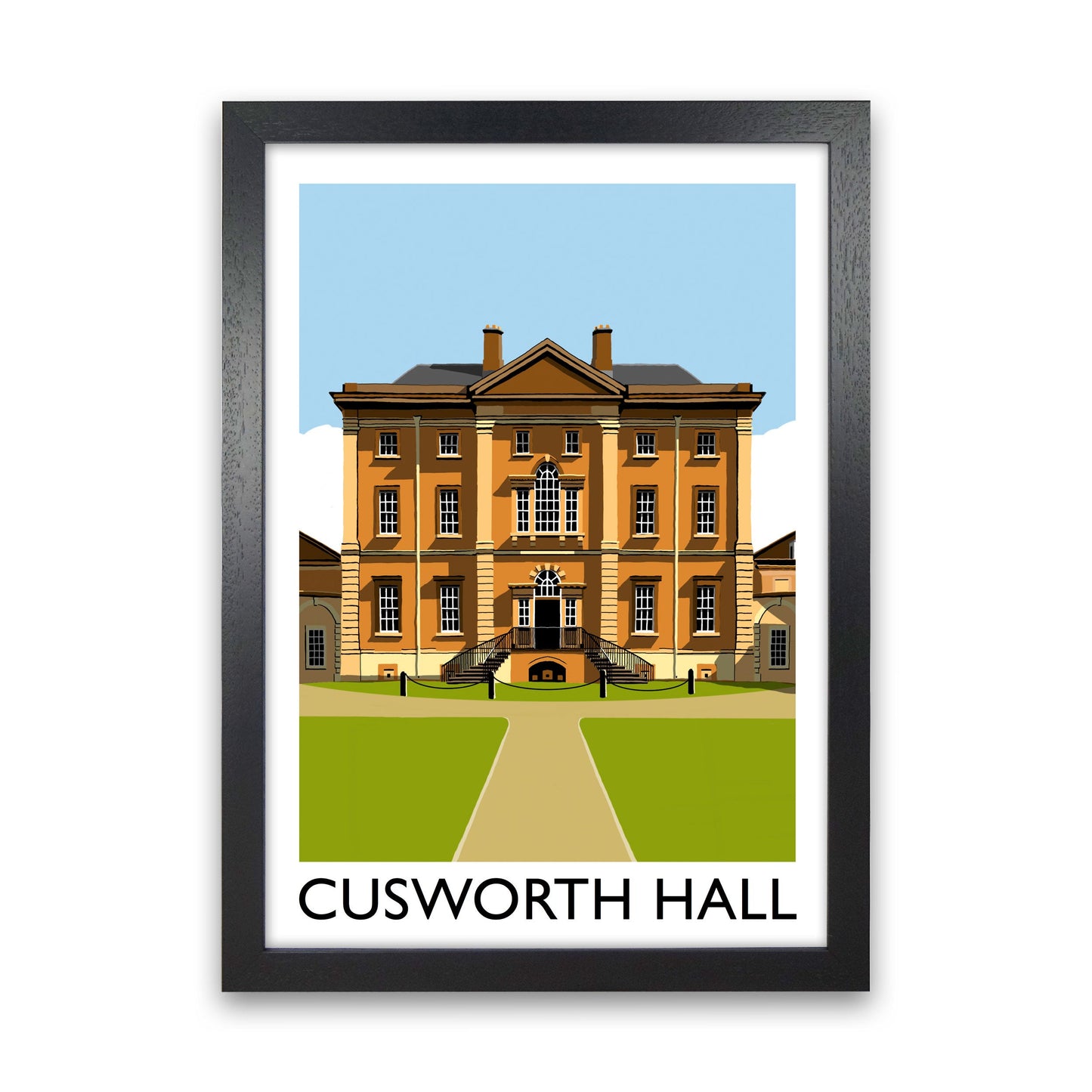 Cusworth Hall Gerahmter Digitaler Kunstdruck