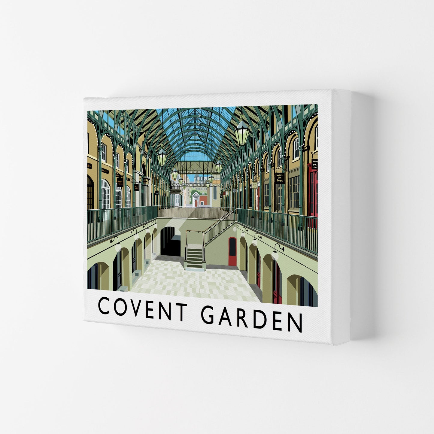 Covent Garden London Vintage Reise Kunst Poster