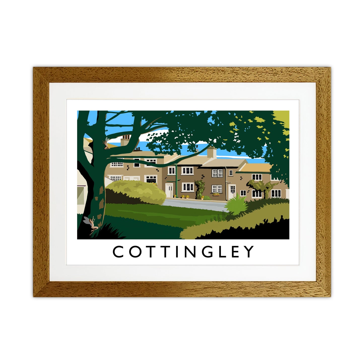 Cottingley Reise Kunstdruck