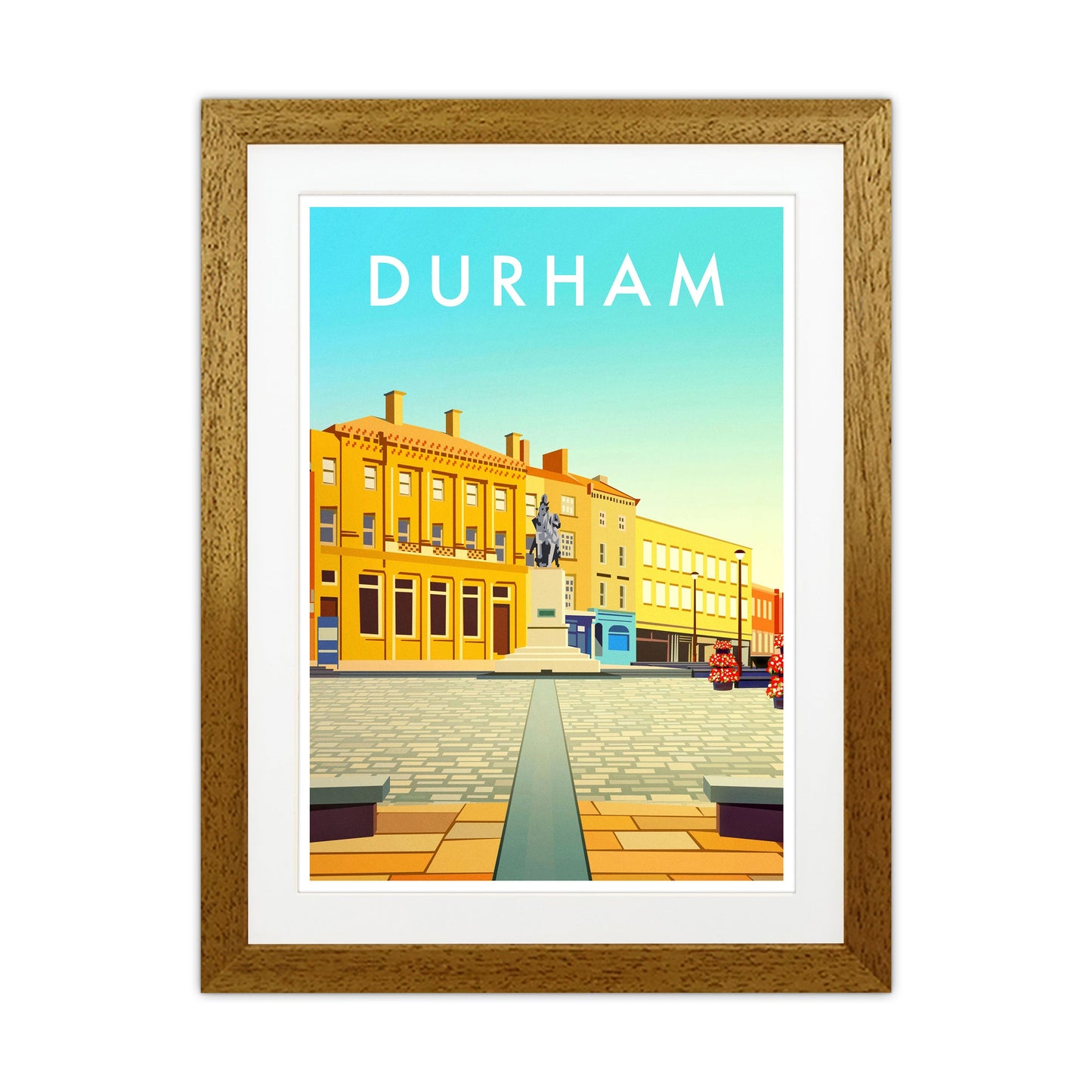 Frendorf | Durham 2 Porträt Reise Kunstdruck