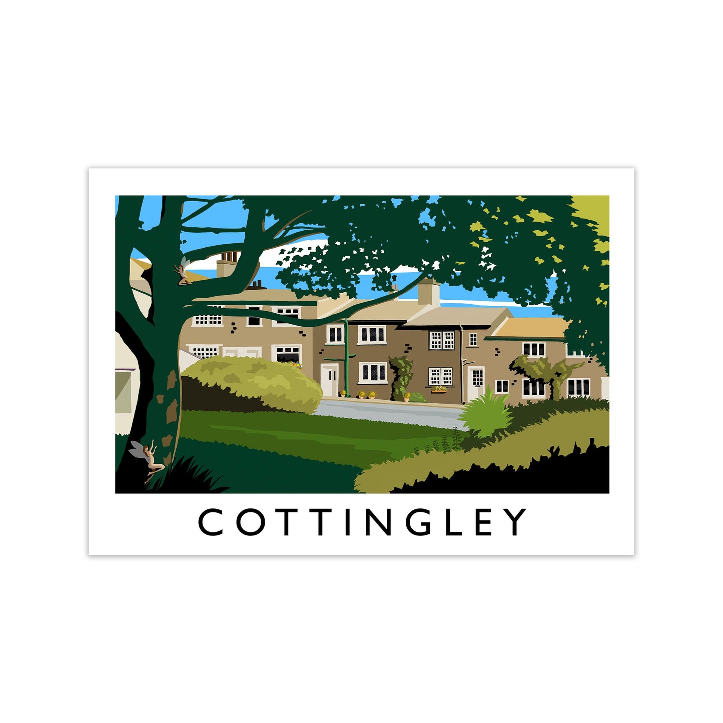 Cottingley Reise Kunstdruck