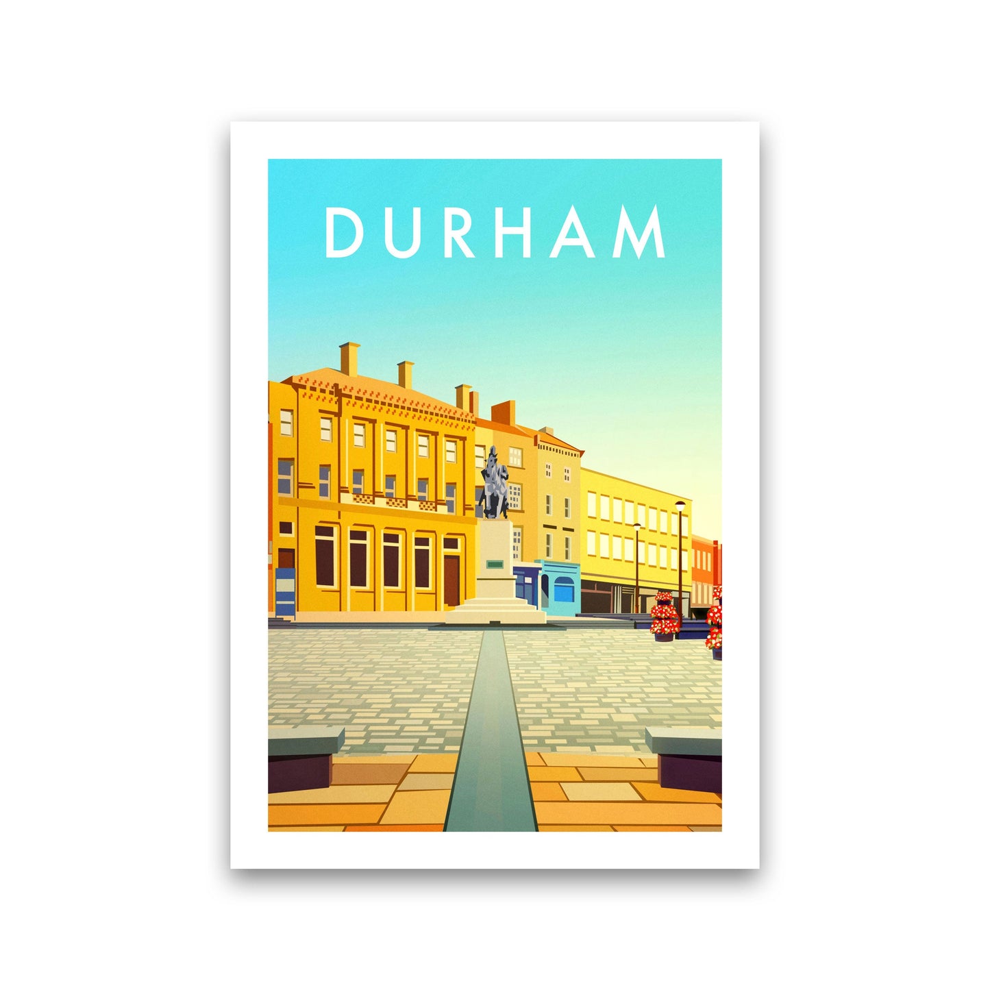 Frendorf | Durham 2 Porträt Reise Kunstdruck