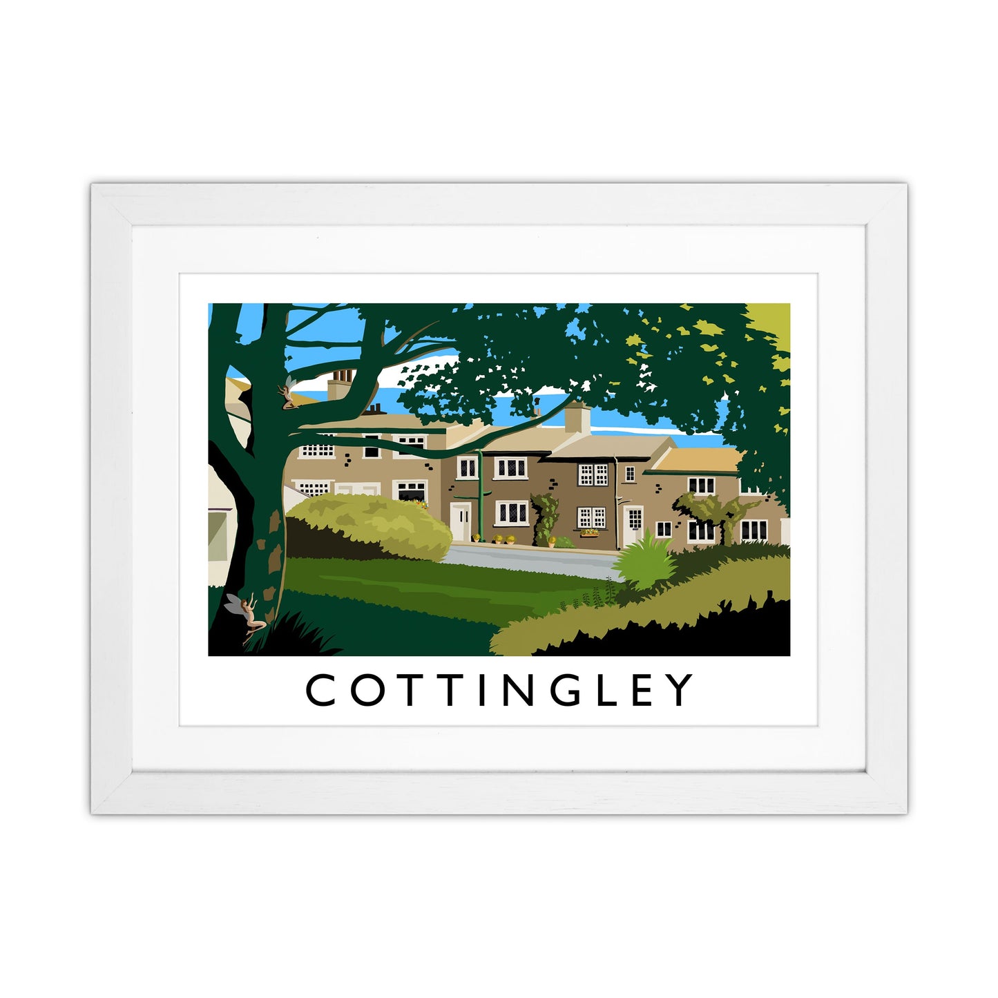 Cottingley Reise Kunstdruck