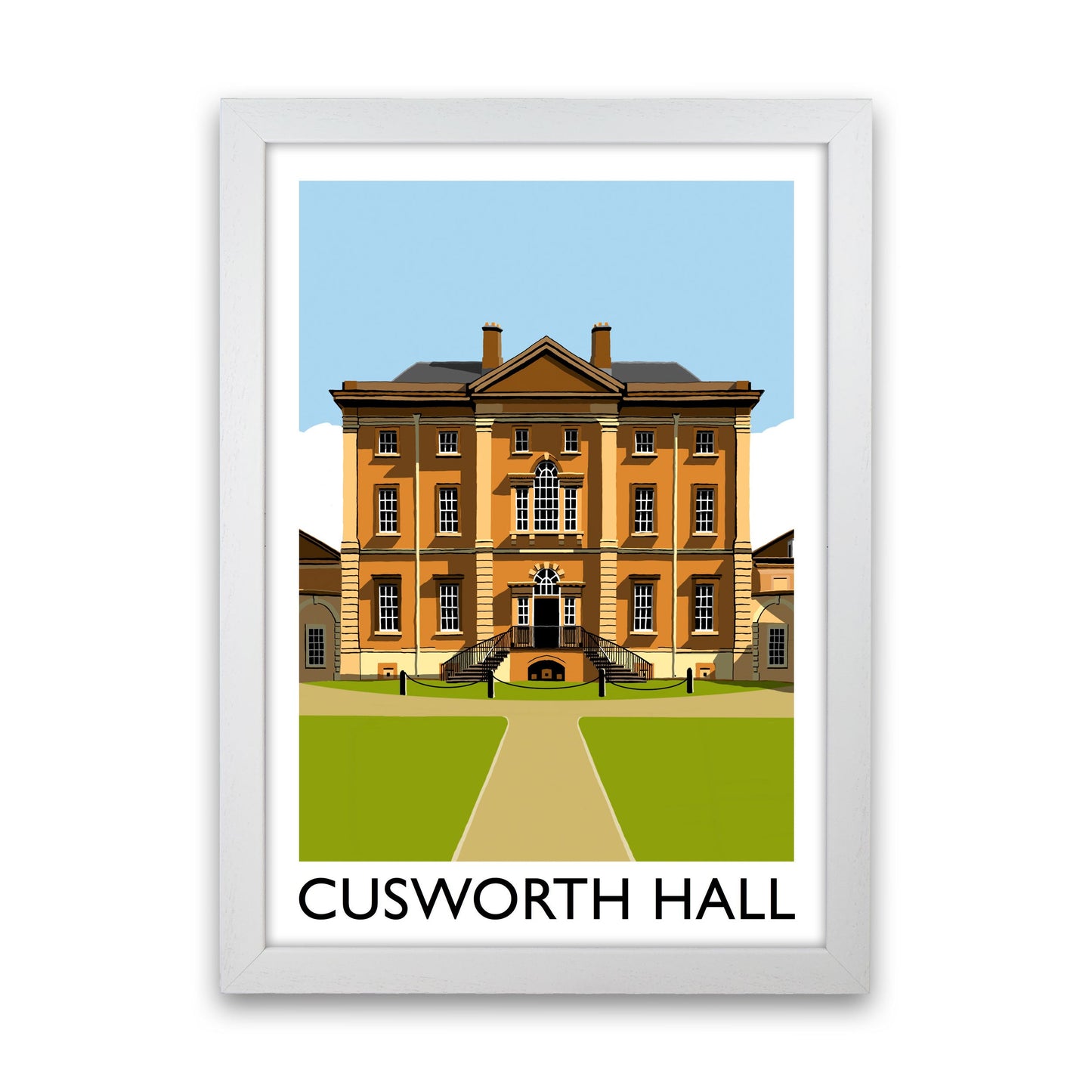 Cusworth Hall Gerahmter Digitaler Kunstdruck