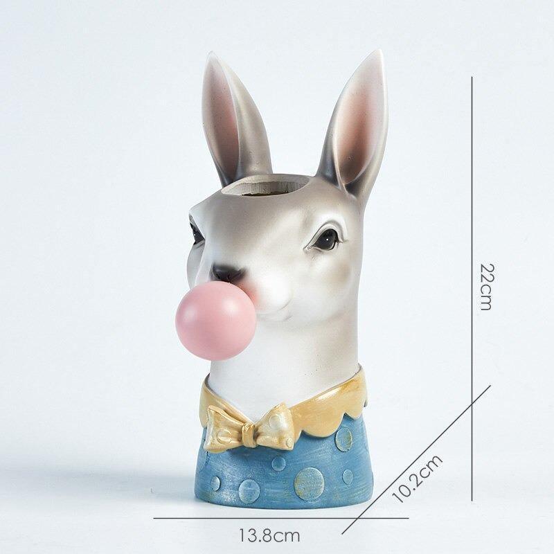 Frendorf | BubbleBeast Tierische Deko-Vase | Kreative Blumenvase mit Charakter