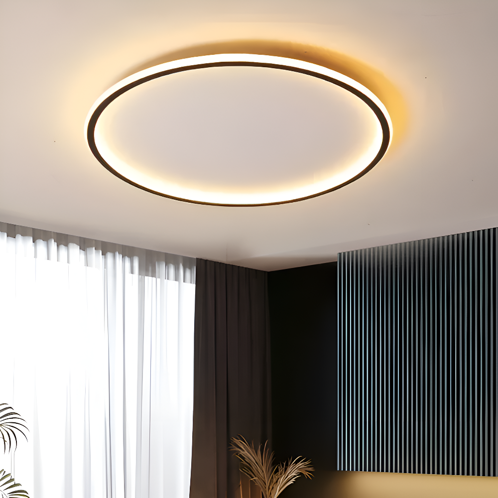 Frendorf | Radiant Orbit LED Deckenleuchte Rund Dimmbare Deckenlampe für Wohnzimmer & Schlafzimmer