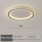 Frendorf | Radiant Orbit LED Deckenleuchte Rund Dimmbare Deckenlampe für Wohnzimmer & Schlafzimmer