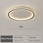 Frendorf | Radiant Orbit LED Deckenleuchte Rund Dimmbare Deckenlampe für Wohnzimmer & Schlafzimmer