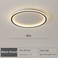 Frendorf | Radiant Orbit LED Deckenleuchte Rund Dimmbare Deckenlampe für Wohnzimmer & Schlafzimmer