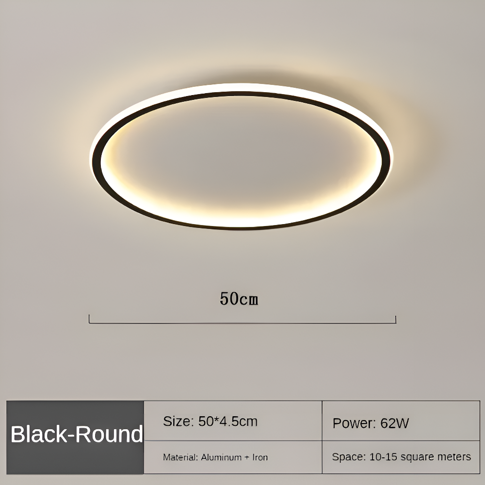 Frendorf | Radiant Orbit LED Deckenleuchte Rund Dimmbare Deckenlampe für Wohnzimmer & Schlafzimmer