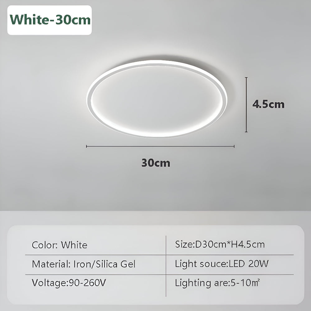 Frendorf | Radiant Orbit LED Deckenleuchte Rund Dimmbare Deckenlampe für Wohnzimmer & Schlafzimmer