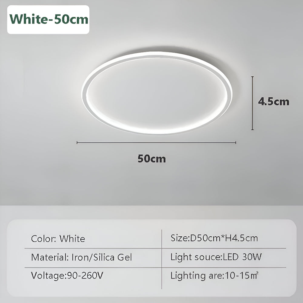 Frendorf | Radiant Orbit LED Deckenleuchte Rund Dimmbare Deckenlampe für Wohnzimmer & Schlafzimmer