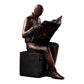 Reader Skulptur Buchständer Buchstütze Abstrakter Charakter Harz Statue Schreibtisch Dekoration Figuren Statuette Nordic Wohnkultur