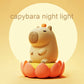 Capybara Light - Wiederaufladbare Cartoon Capybara Silikon Nachtlicht mit 800mAh Akku