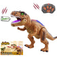 Steuern Sie den T-Rex-Dinosaurier mit LED-Beleuchtung