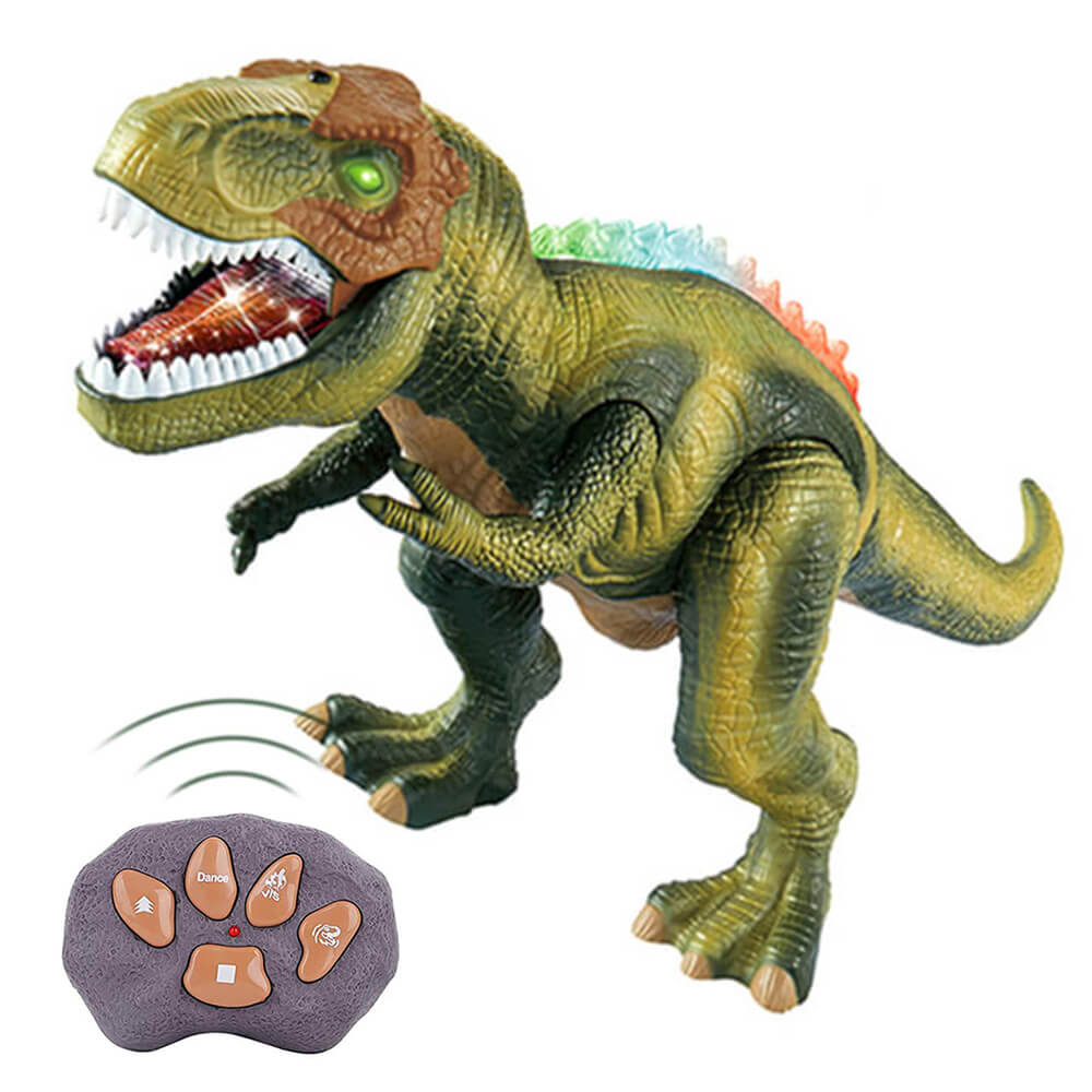 Steuern Sie den T-Rex-Dinosaurier mit LED-Beleuchtung