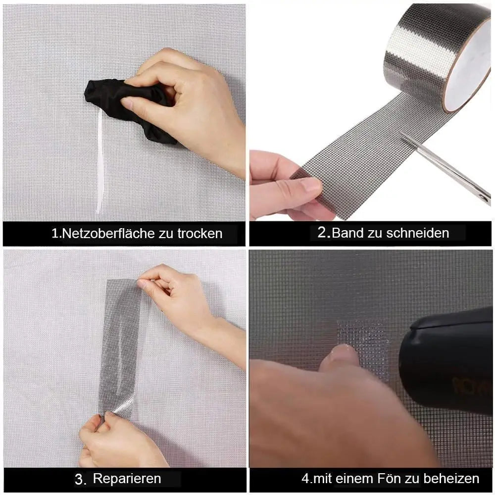 Frendorf | Reparatur-Gewebeband für Fliegengitter – Robust und wetterfest