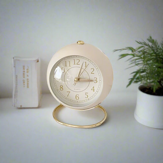 Retro Vintage Stil Gold Akzent Wecker