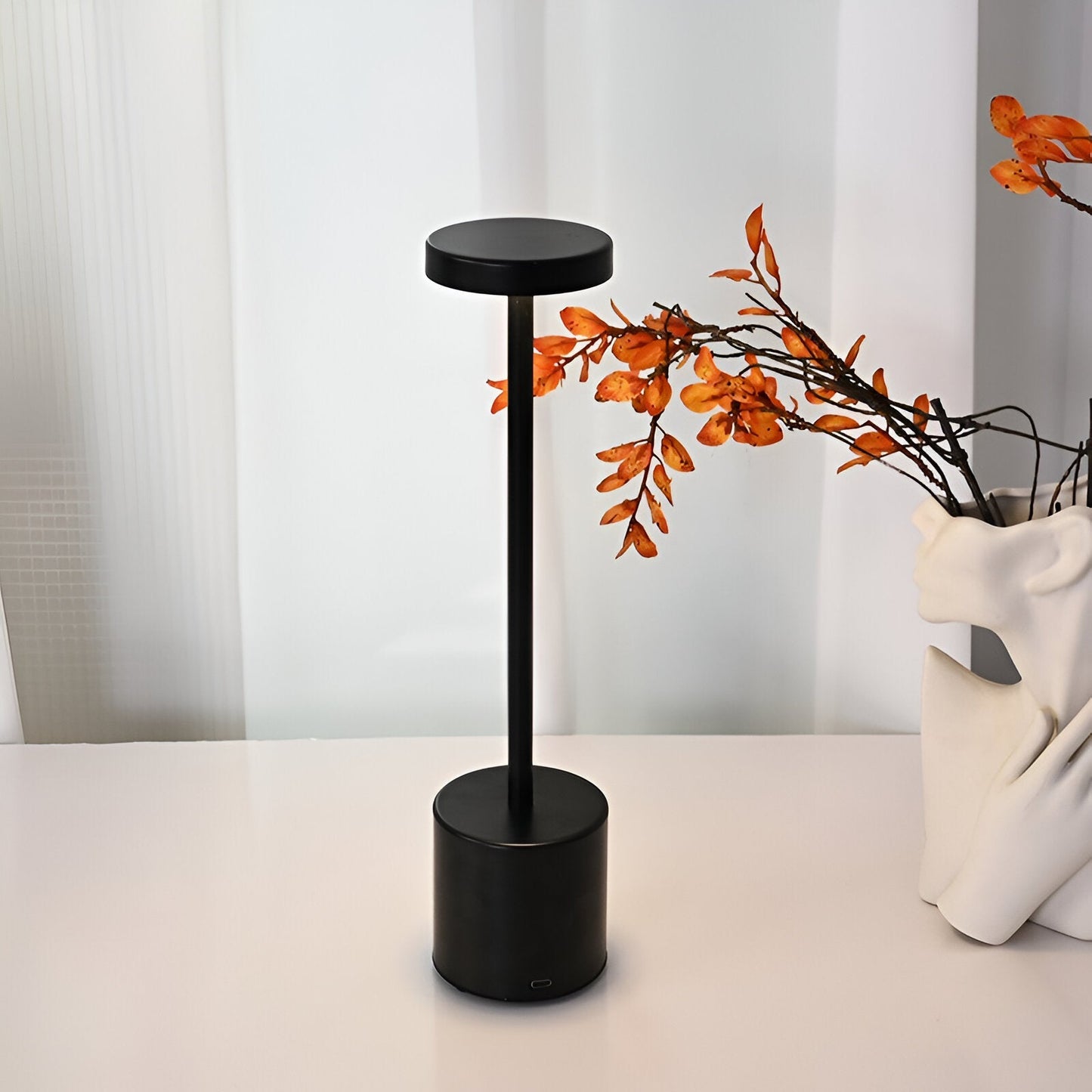 USB aufladbare kabellose Retro-Tischlampe