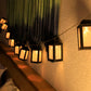 Frendorf | LanternGlow Retro Lichterkette | Vintage Laternen Design | Stimmungsvolle Beleuchtung für Innen & Außen