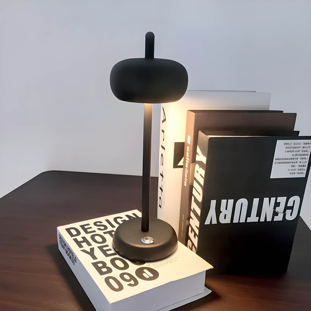 Frendorf | NovaGleam Minimalist Tischleuchte | Kabellos | LED-Licht | Dekoration für Zuhause