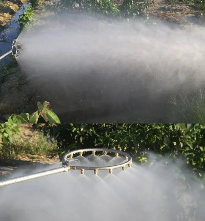 Frendorf | Ring-Sprühdüse mit Nebelfunktion – Ideal für Pferdestall, Weinberg, Landwirtschaft & Garten