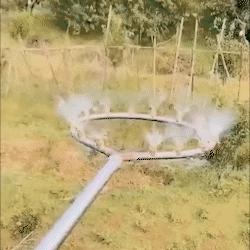 Frendorf | Ring-Sprühdüse mit Nebelfunktion – Ideal für Pferdestall, Weinberg, Landwirtschaft & Garten