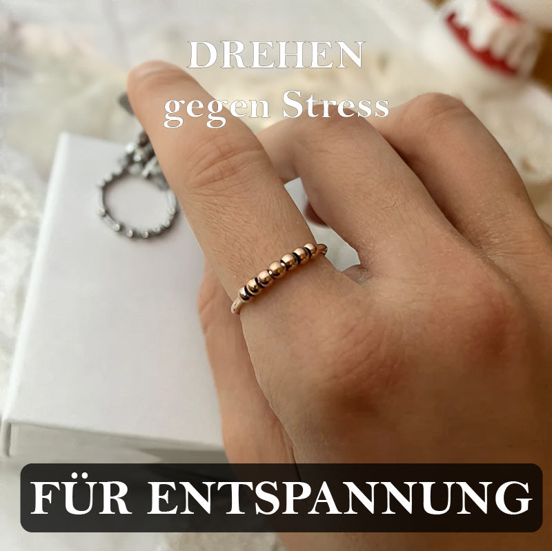 Frendorf | Calm – Angst Ring mit Perlen - Anti Stress & Anti Angst