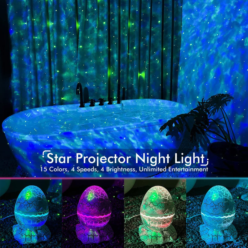 Sternprojektor, Galaxy-Projektor für Schlafzimmer, Fernbedienung & Weißes Geräusch Bluetooth Lautsprecher