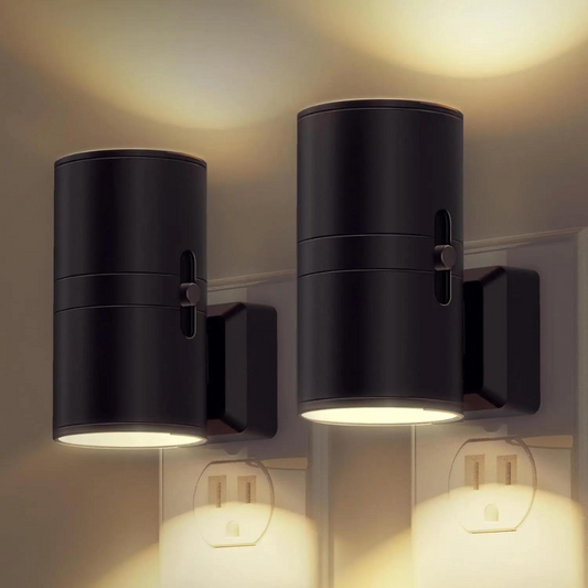 Dimmbares Plug-In Nachtlicht mit Bewegungssensor - LED-Licht für Schlafzimmer, Flure und Treppen