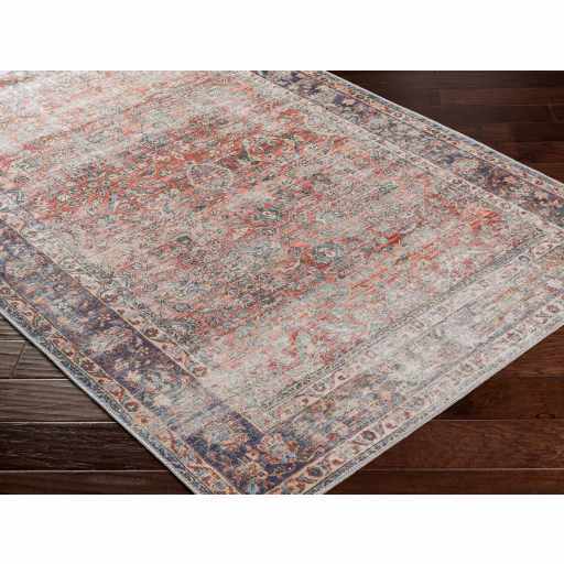 Rust Anahawan Distressed Waschbarer Bereich Teppich