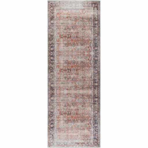 Rust Anahawan Distressed Waschbarer Bereich Teppich