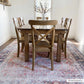 Rust Anahawan Distressed Waschbarer Bereich Teppich