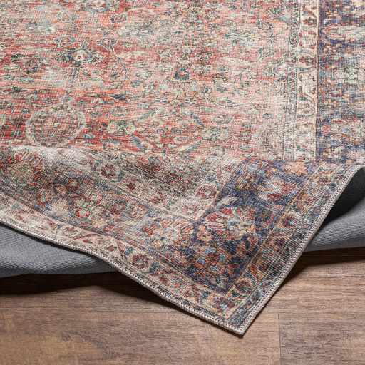 Rust Anahawan Distressed Waschbarer Bereich Teppich