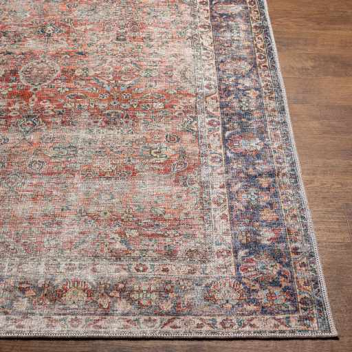 Rust Anahawan Distressed Waschbarer Bereich Teppich