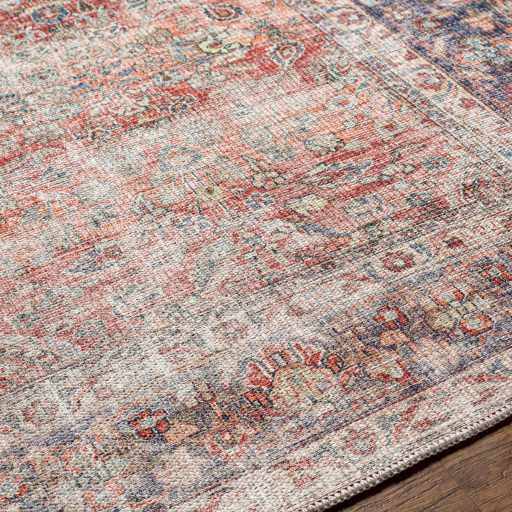 Rust Anahawan Distressed Waschbarer Bereich Teppich