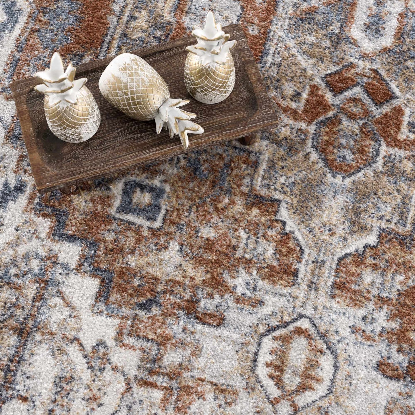 Rust Hera Waschbarer Teppich - Ausverkauf