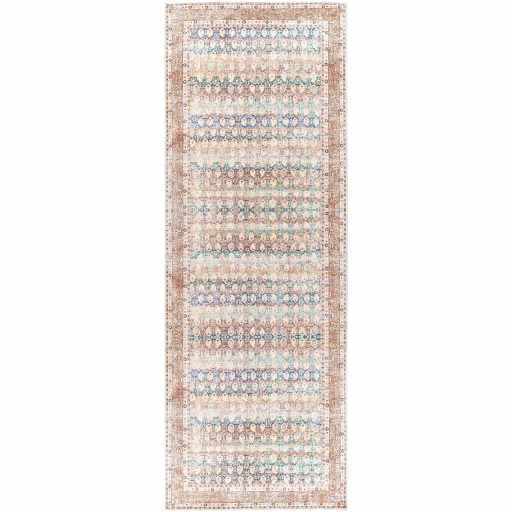 Rust Maligaya distressed waschbarer Teppich - Ausverkauf
