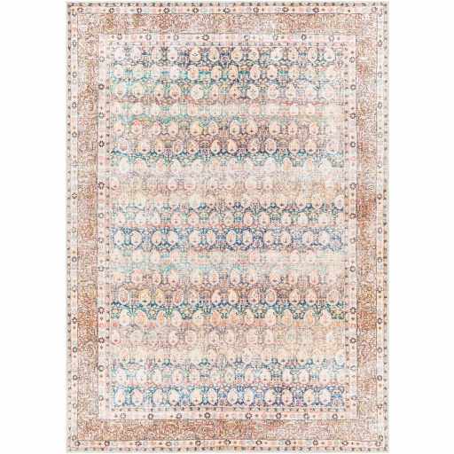 Rust Maligaya distressed waschbarer Teppich - Ausverkauf