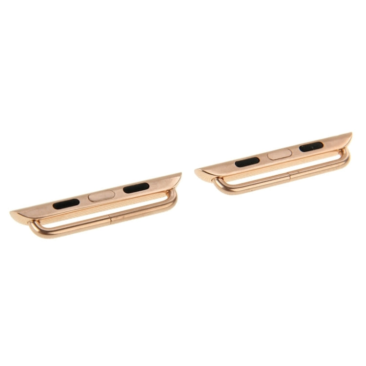 Frendorf | 2 PCS für Apple Watch 42mm Metallarmbandverbinder Metall Schnalle mit Schraubendreher Werkzeug (Roségold)