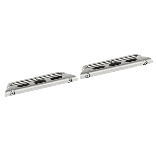 Frendorf | 2 PCS für Apple Watch 42mm Metall Strap Connector Metall Schnalle mit Schraubendreher Werkzeug (Silber)