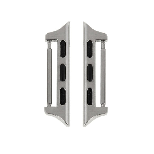 Frendorf | 2 PCS für Apple Watch 38mm Metallarmbandverbinder Metallsteckverschluss (Silber)