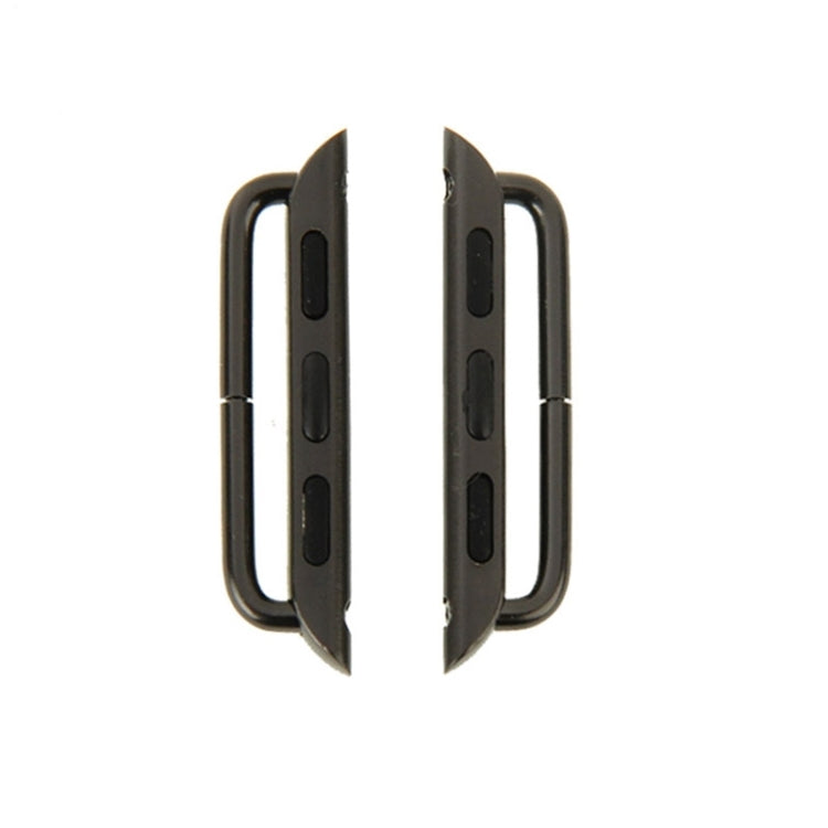 Frendorf | 2 PCS für Apple Watch 38mm Metallarmbandverbinder Metall Schnalle (Grau)